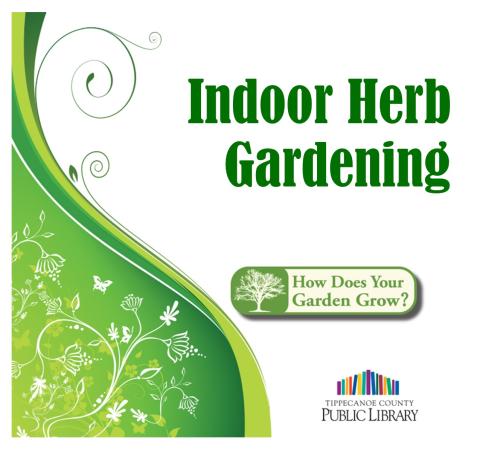 Indoor Herb Gardening Image